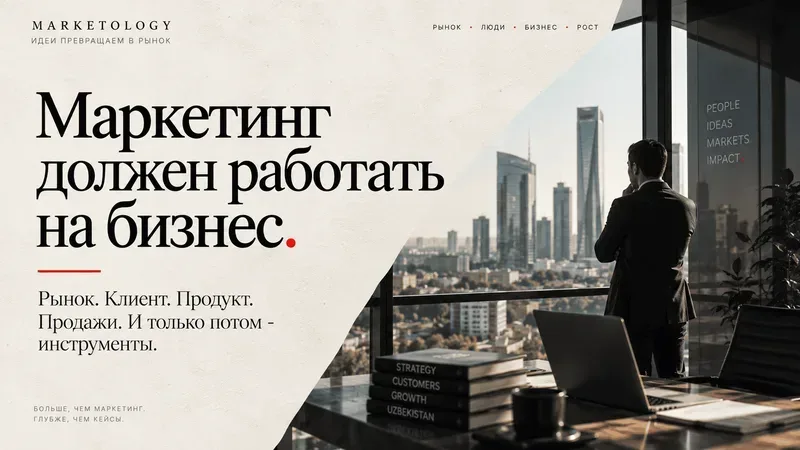 Маркетинг должен работать на бизнес.